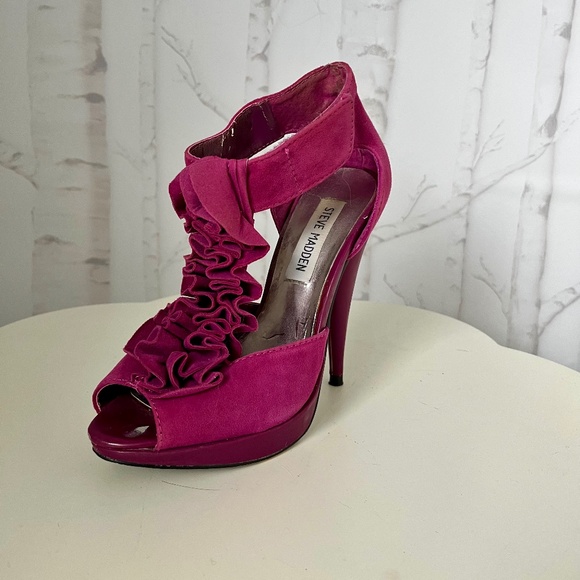 Steve Madden Peep-Toe Heels - Picture 2 of 11